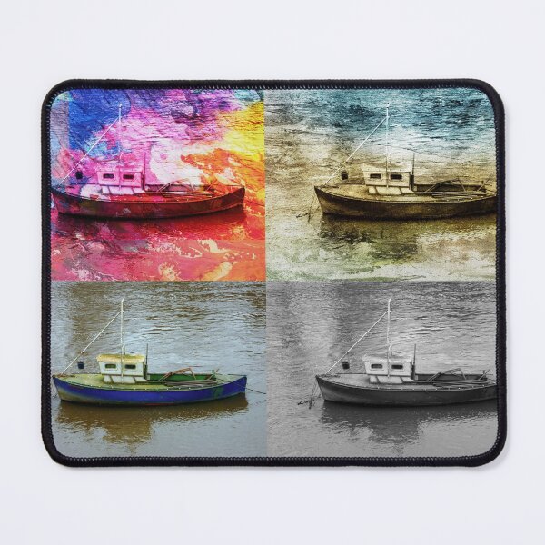 Item preview, Collage of a Tugboat in York, Yorkshire, UK designed and sold by PicsByTony.