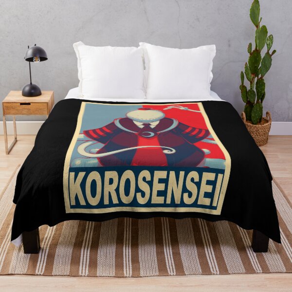 Item preview, Koro sensei blue and red poster designed and sold by KeenerJohnEd.
