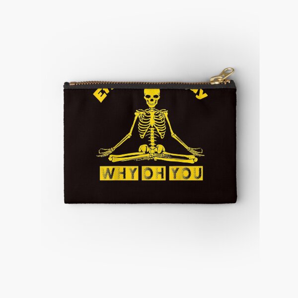 Item preview, Skeleton Eff You See Kay Why Oh You Yoga Vintage Sunset designed and sold by DonetTrent.
