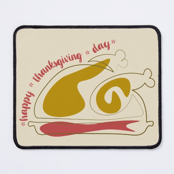 Item preview, Thanksgiving turkey lettering Happy Thanksgiving Day designed and sold by CutieBlue.
