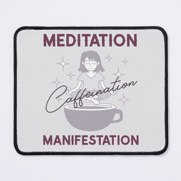 Item preview, Meditation, Caffeination, Manifestation designed and sold by LKDesigns24.