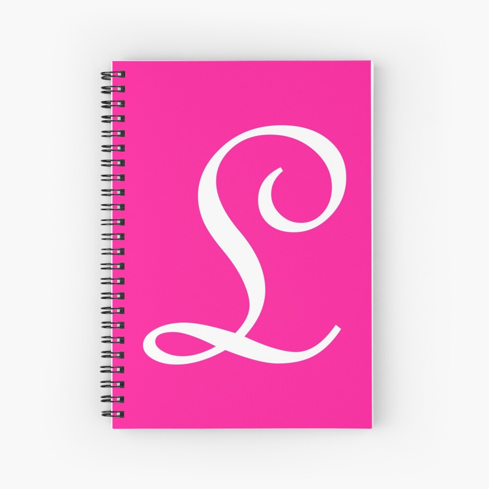 Cuaderno De Espiral «Letra L Mayúscula Alfabeto Niñas Cumpleaños» De ...