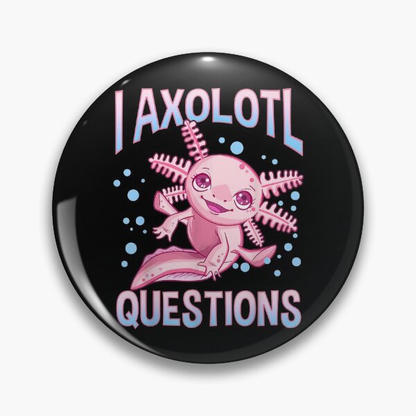 Item preview,  Axolotl Questions Walking Fish Pun designed and sold by lindafrances.