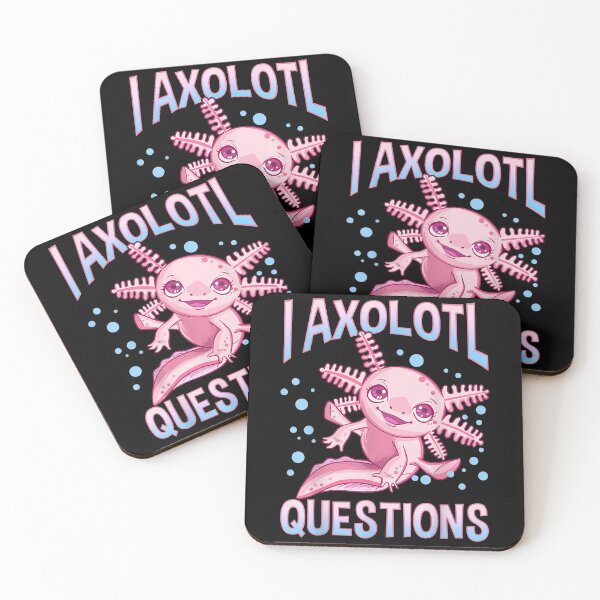 Item preview,  Axolotl Questions Walking Fish Pun designed and sold by lindafrances.