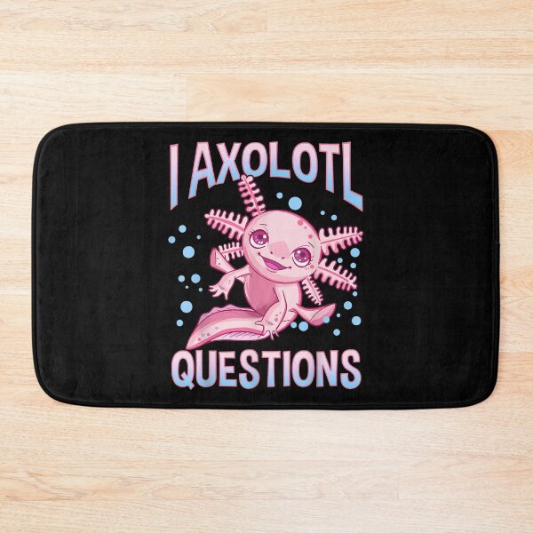Item preview,  Axolotl Questions Walking Fish Pun designed and sold by lindafrances.