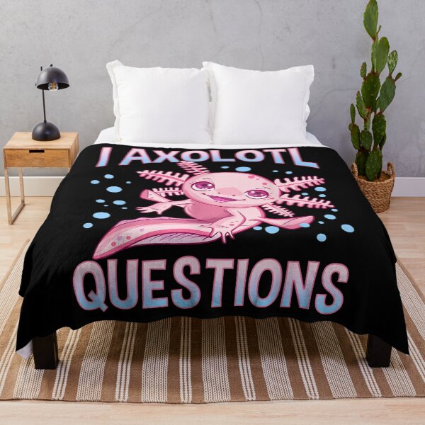 Item preview,  Axolotl Questions Walking Fish Pun designed and sold by lindafrances.