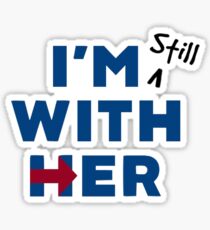 Pegatina Todavía estoy con Hillary