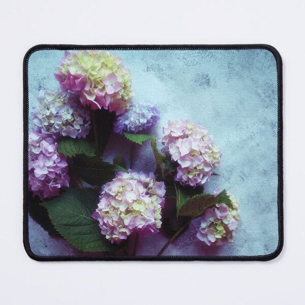 Item preview, Photo artwork: Colorful hydrangea, Painted background designed and sold by GrayCatGraphics.