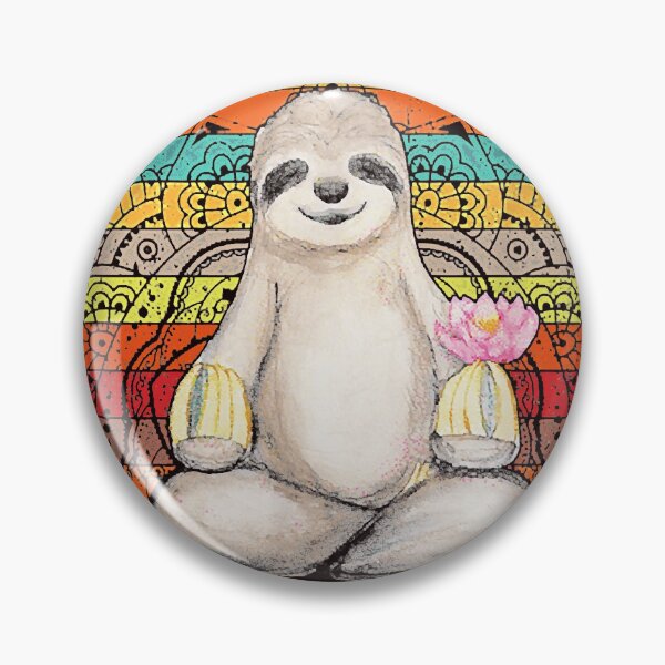 Item preview, Sloth Eff You See Kay Why Oh You Sloth Yoga Retro Vintage designed and sold by DonetTrent.