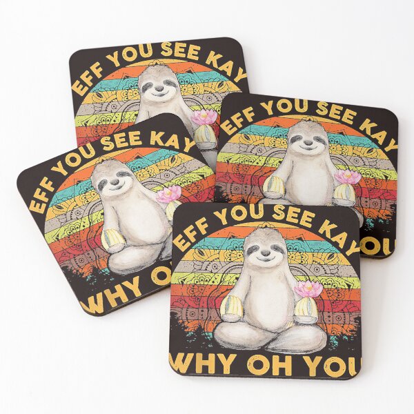 Item preview, Pereza, carajo, ¿ves, Kay? ¿Por qué, oh, tú, perezoso? Yoga retro vintage designed and sold by DonetTrent.