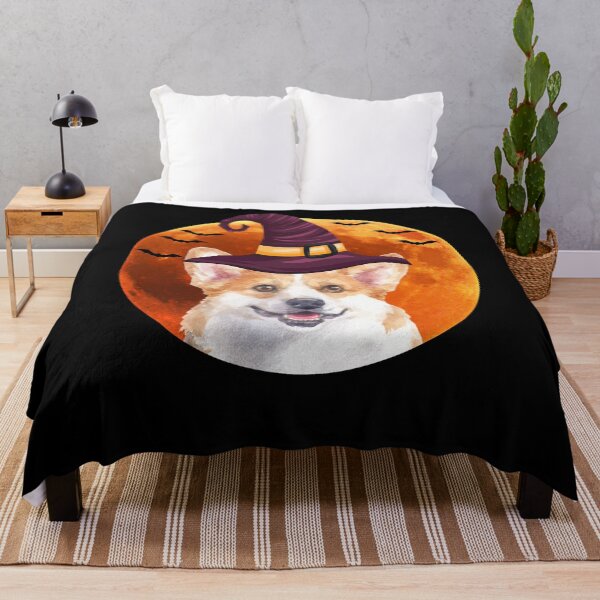 Item preview, Cute corgi dog with witch hat designed and sold by alaechamlal.