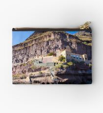 Shoreline in Santorini Studio Pouch