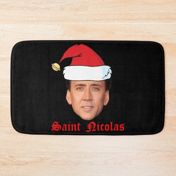 Item preview, Nicolas Cage Stage Name Actor Filmmaker Coppola Received Many Awards Saint  Christmas Card Cute Fans designed and sold by NicolasCageHine.