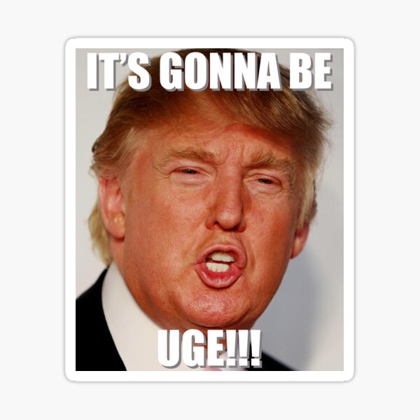 Vista previa del artículo con la obra «DONALD TRUMP ENORME - UGE TRUMP 2020 DIVERTIDO», diseñado y vendido por merkraht.