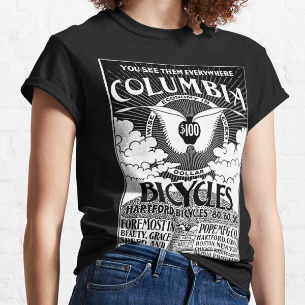Vintage Columbia Bicycles Advertisement Classic T-Shirt