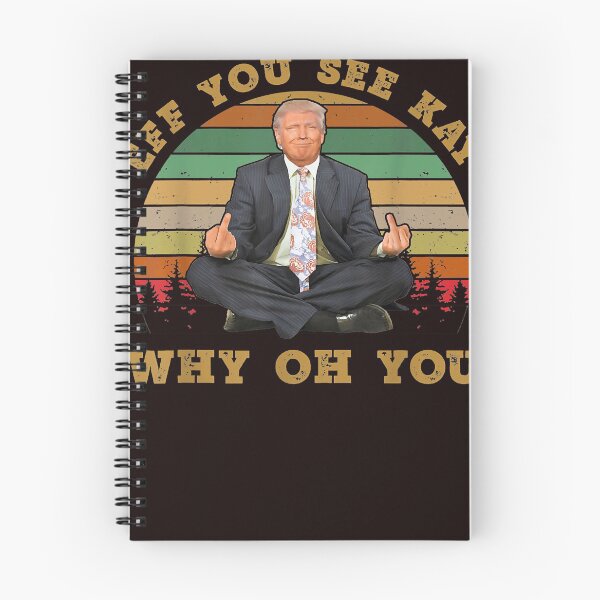 Item preview, Trump Eff You See Kay Why Oh Yo.u Yoga Retro Vintage designed and sold by DonetTrent.