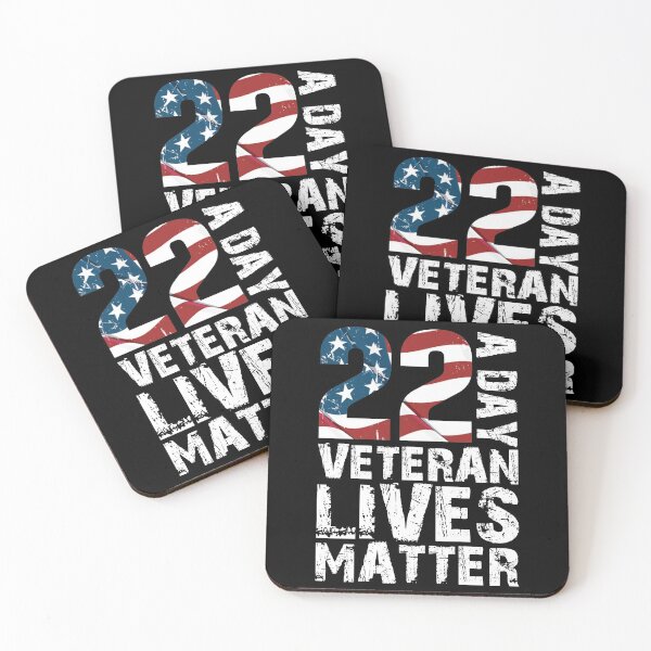 Item preview, 22 a day veteran lives matter designed and sold by AEGMEDIA.