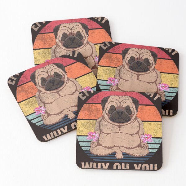Item preview, Vintage Dogs Yoga Lover Funny Eff You See Kay Why Oh You designed and sold by DonetTrent.