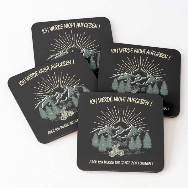 Item preview, Mountain bikers - I won't give up - curse designed and sold by Shirt-Designs.