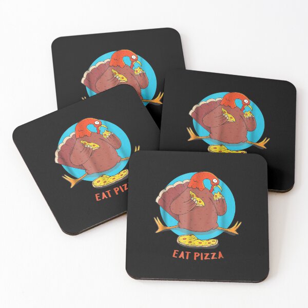 Item preview,  Turkey Eat Pizza Thanksgiving Kids Vegan designed and sold by lindafrances.
