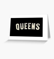 QUEENS LETTERPRESS Greeting Card