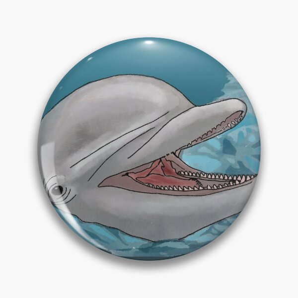 Item preview, Smiling Dolphin in Water designed and sold by BunnyBizarre.