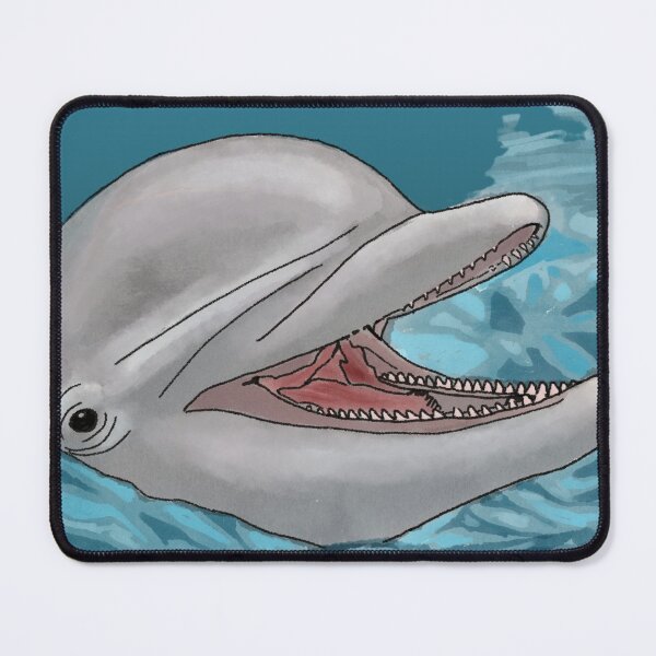 Item preview, Smiling Dolphin in Water designed and sold by BunnyBizarre.