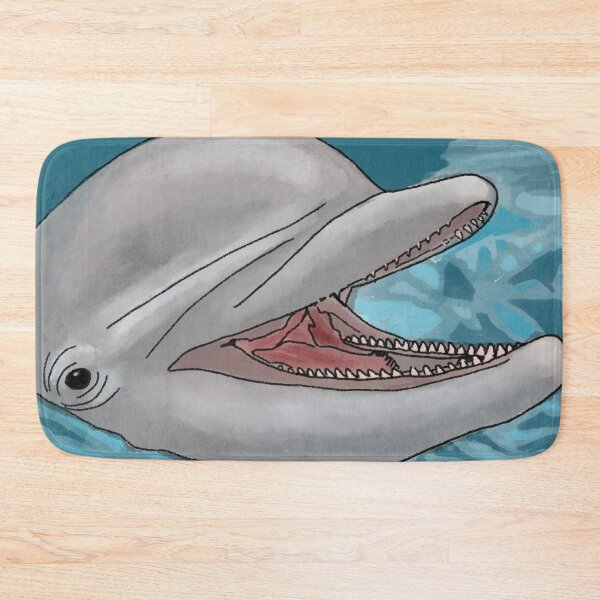 Item preview, Smiling Dolphin in Water designed and sold by BunnyBizarre.