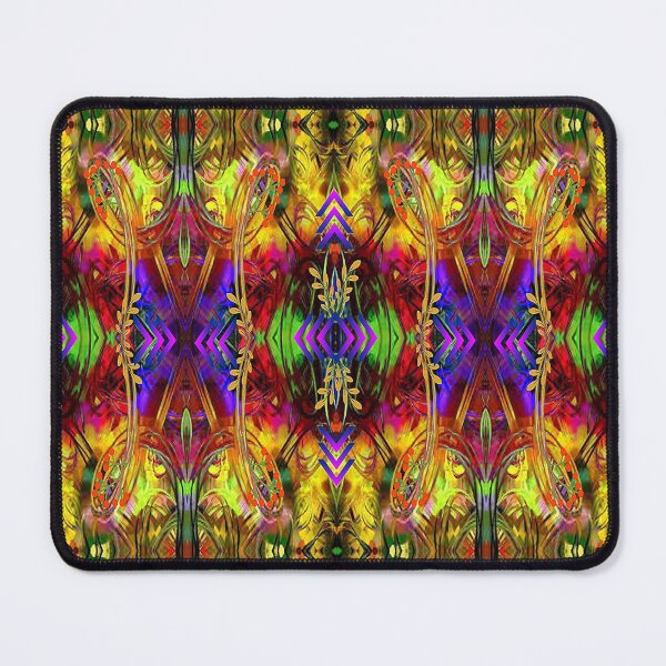 Item preview, Leaves Fantasy Psychedelic Abstract Pattern, Graphic Psychedelic Abstract Art, Inspired by Nature-floral abstract art, Graphic Psychedelic Abstract Art, Inspired by Nature-floral abstract art designed and sold by Adri Barnard.