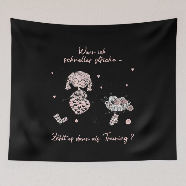Item preview, Knitting - When I Knit Faster - Training? designed and sold by Shirt-Designs.