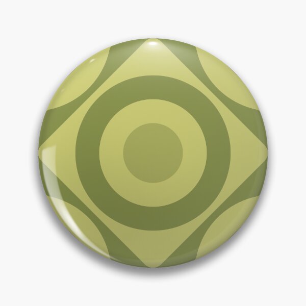Item preview, Geometric Pattern: Rondel Diamond: Olive designed and sold by Red Wolf.