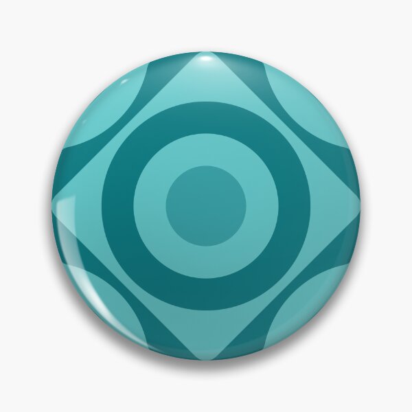 Item preview, Geometric Pattern: Rondel Diamond: Ocean designed and sold by Red Wolf.