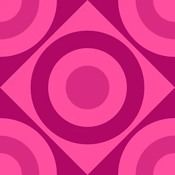 Artwork thumbnail, Geometric Pattern: Rondel Diamond: Berry by Red Wolf