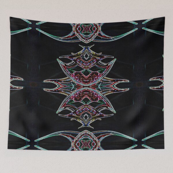 Item preview, Glide with Manta Rays Luminous Flight in Black designed and sold by SpiritGifts.