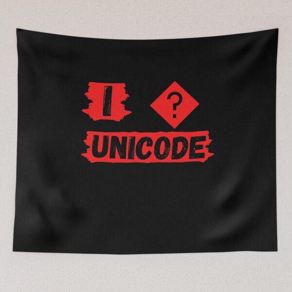 Item preview, I  UNICODE. designed and sold by rooster23647.