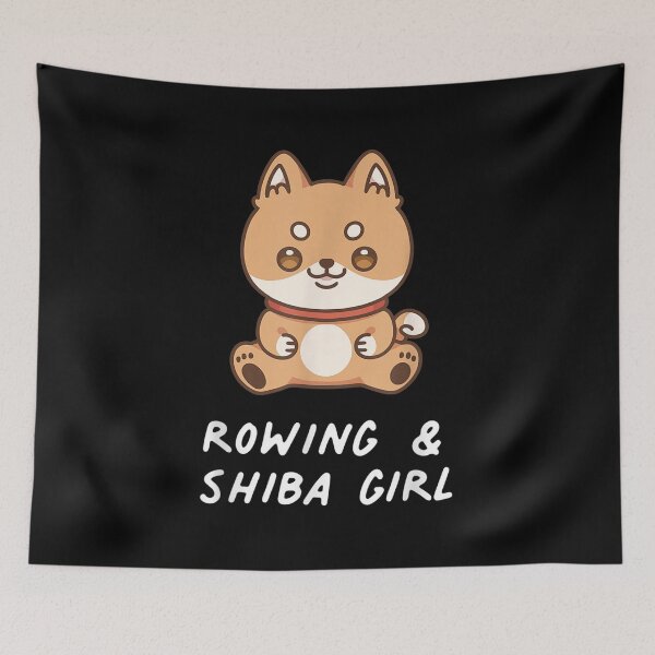 Item preview,  Rowing Shiba Girl Sports Japanese Dog Lover designed and sold by lindafrances.