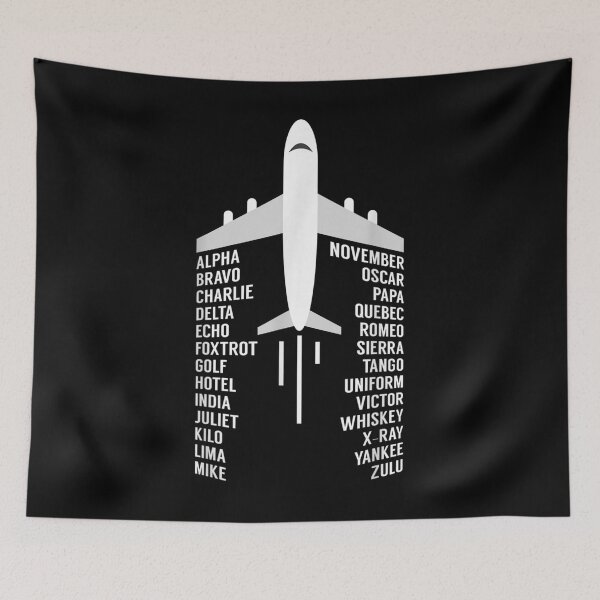 Item preview,  Phonetic Alphabet Aviation Pilot Airplane Aircraft Gift designed and sold by lindafrances.