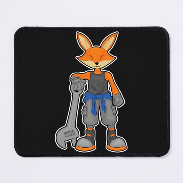 Item preview, Fox as Mechanic with Spanner T-Shirt designed and sold by justinaan.