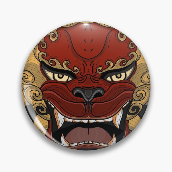 Item preview, Fu dog designed and sold by Purplepugprints.