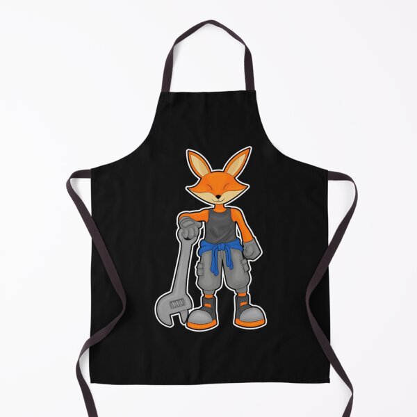Item preview, Fox as Mechanic with Spanner T-Shirt designed and sold by justinaan.