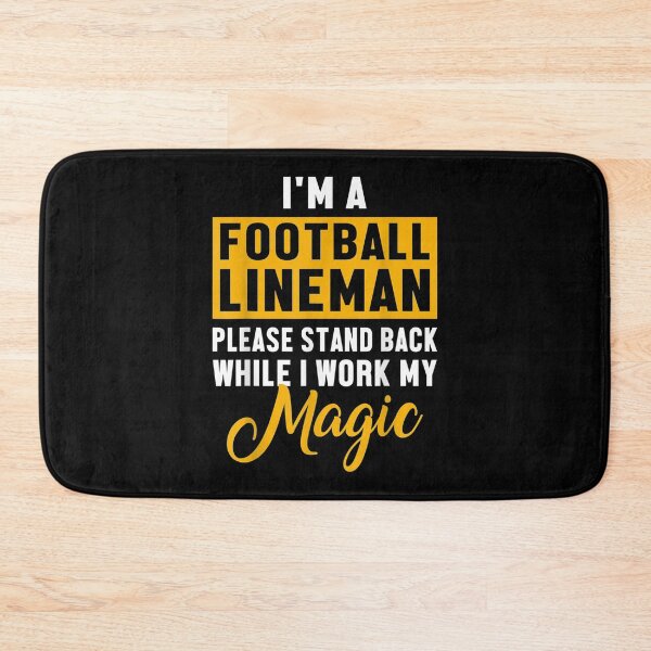 Item preview,  Lineman Stand Offensive Defensive Player designed and sold by lindafrances.