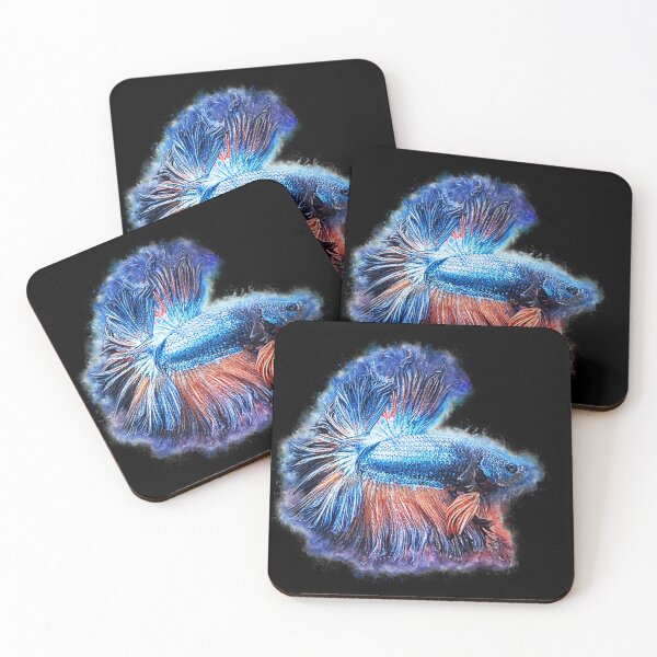 Item preview, Fighting Fish Rosetail - Betta splendens designed and sold by AquariumLutter.