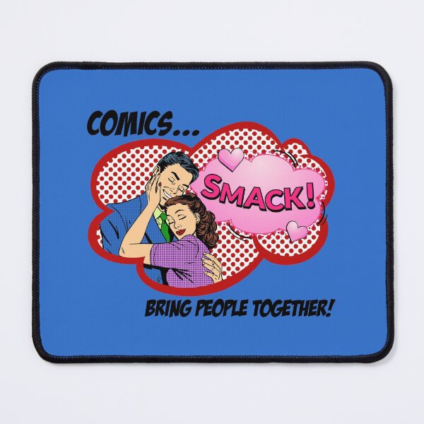 Item preview, Comics Bring People Together! (on Blue) designed and sold by epinkb.