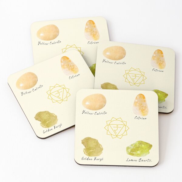 Item preview, Solar Plexus Chakra Crystals designed and sold by mooneko.