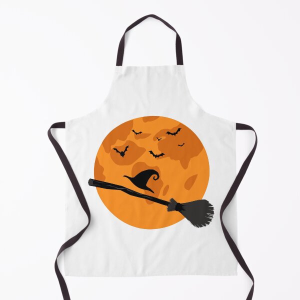 Item preview, Halloween For Family Broom Witch Hat black and orange designed and sold by istoriadesign.