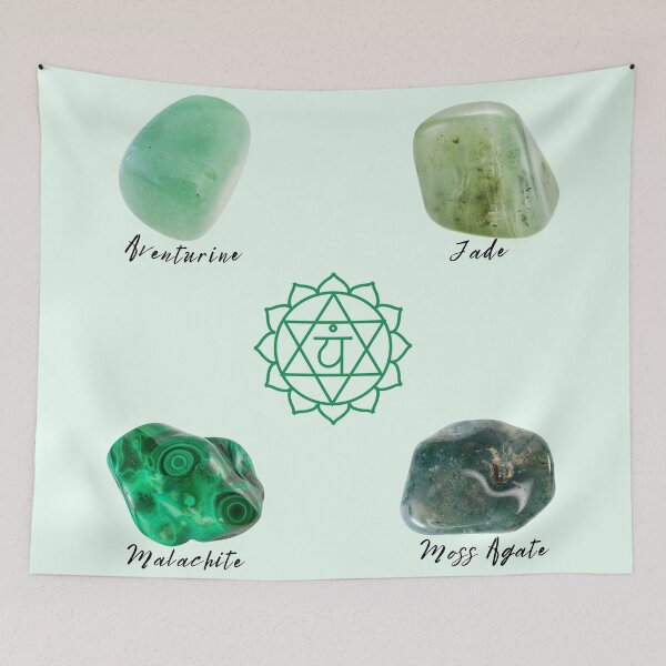 Item preview, Heart Chakra Crystals designed and sold by mooneko.