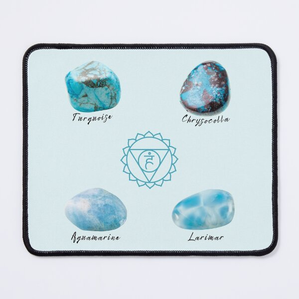 Item preview, Throat Chakra Crystals designed and sold by mooneko.