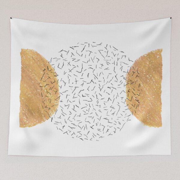 Item preview, Mid century abstract circles designed and sold by WhalesWay.