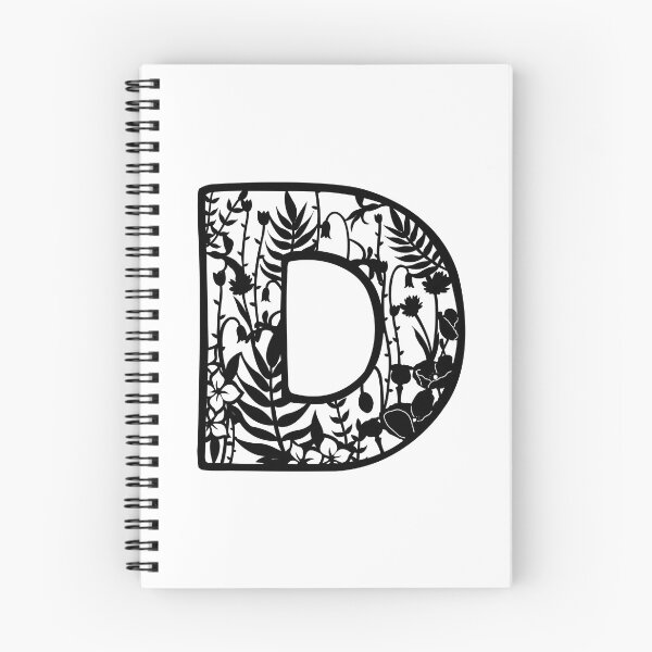 Item preview, Floral D designed and sold by PaperClare.