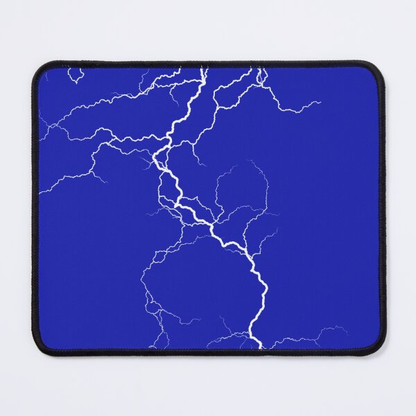 Item preview, Lightning - electric power blue designed and sold by Hanger52.